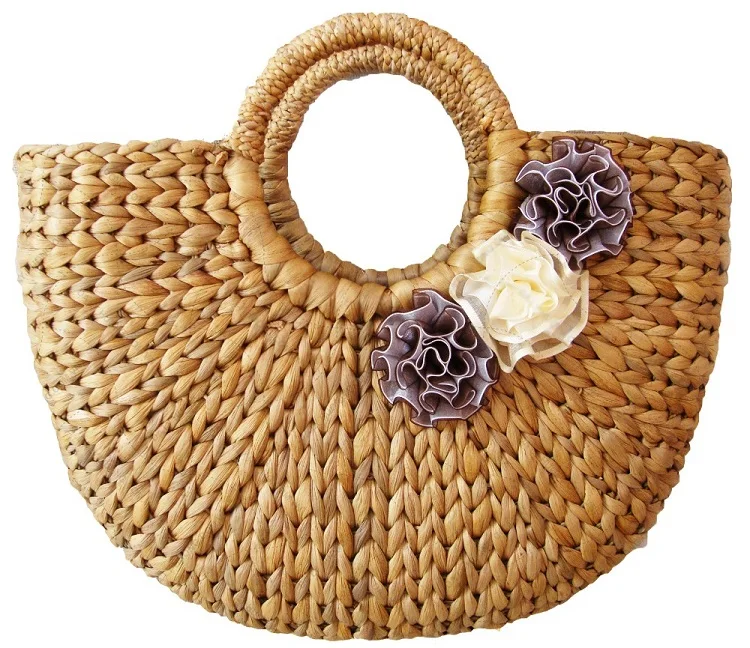 2019 Ladies Handmade Bags Simple Straw Bag High Quality Ecofriendly ...