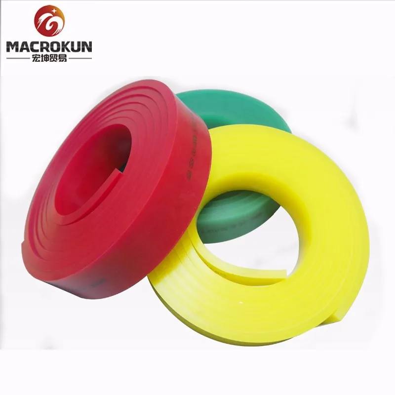 70 Hardness V Sharp Blade Polyurethane Silk Screen Printing Squeegee