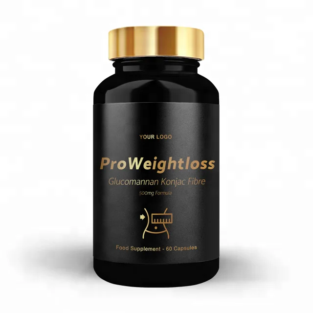 
Gold Pro Weightloss Slimming Capsules   Food Supplements   Round Premium Bottle   Private Labelled   Wholesale Diet Supplements 