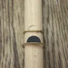 Famous Brand Fashion Geometric Design Moon Style Women Finger Ring
