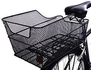 folding rear bike basket