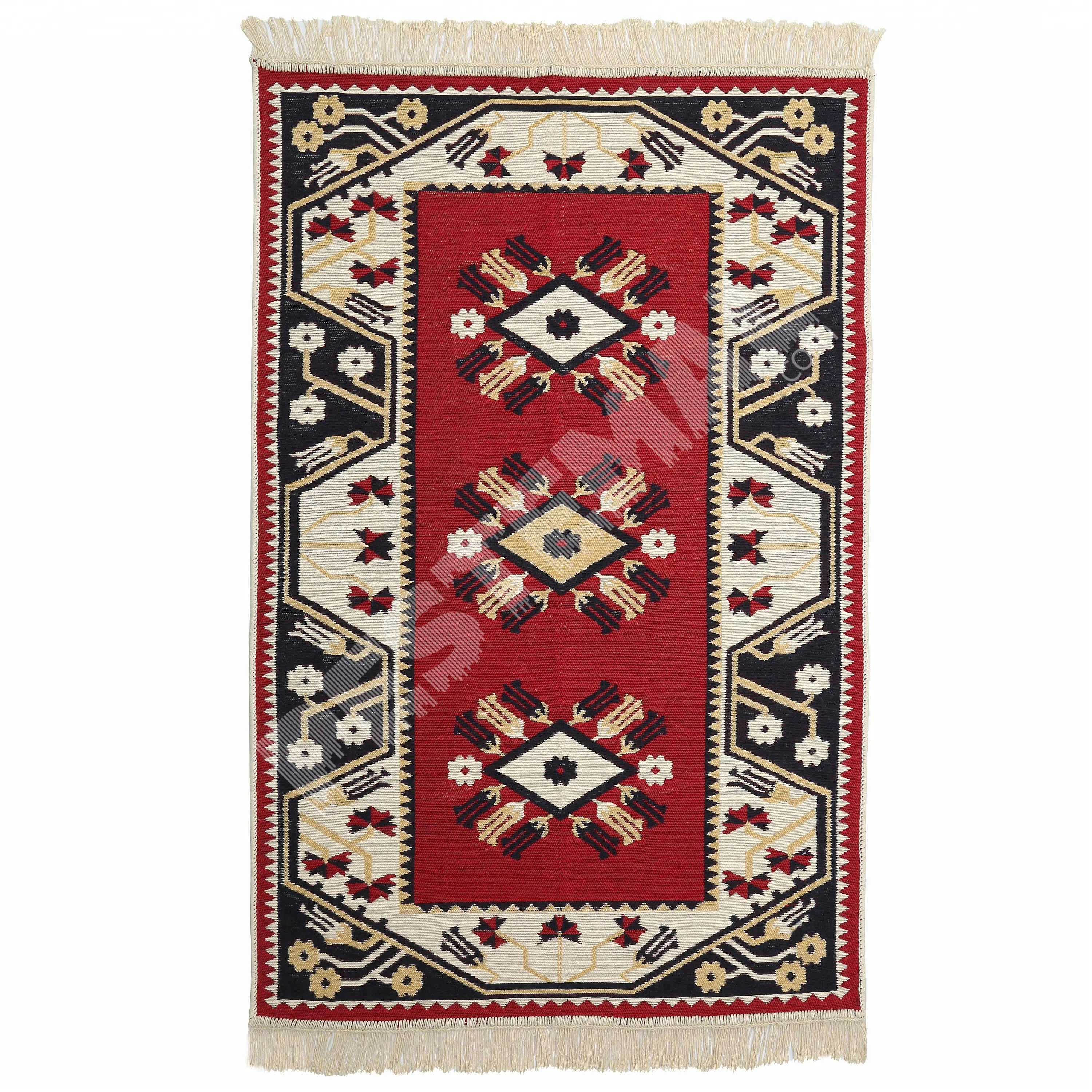 Unique Turkish Authentic Snazzy Design Rug With Meaningful Symbol