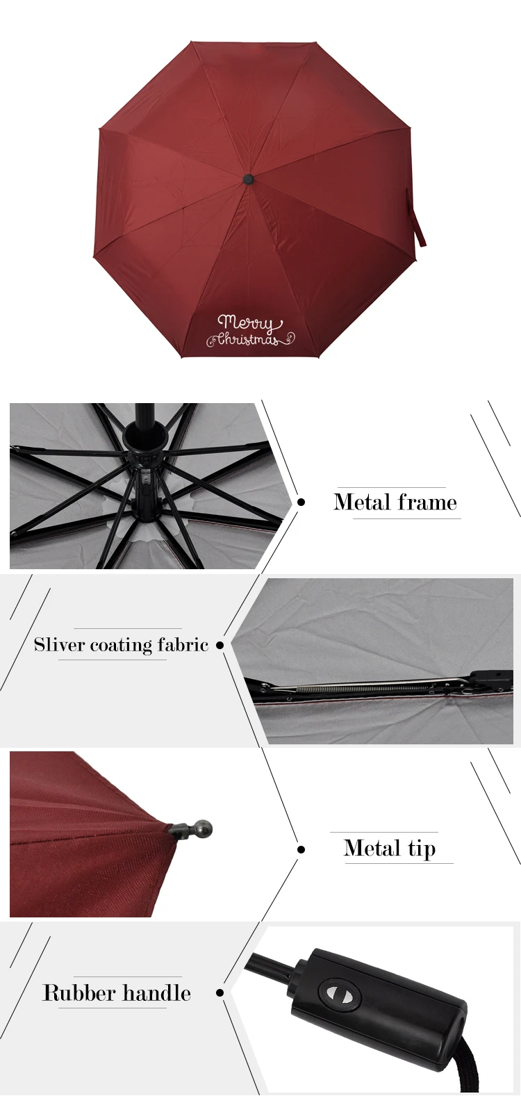 FF-10 customized windproof auto opening folding umbrella automatic folding