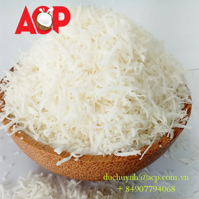 
DESICCATED COCONUT HIGH FAT -FINE MEDIUM CHIPS FLAKE GRADE - VIETNAM ORIGIN- BEST PRICE 2018 