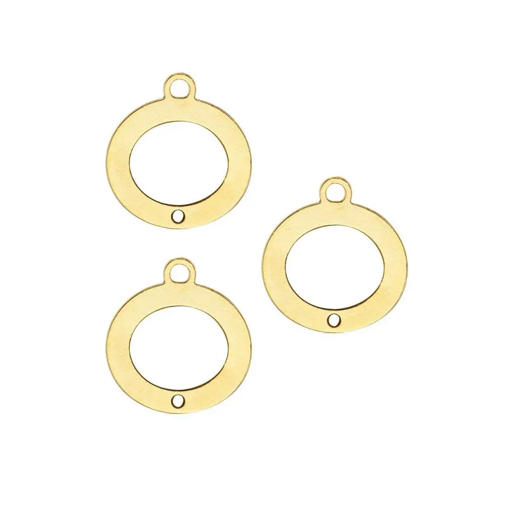 

Dainty Circle Round Disk Necklace Stainless Steel Circle Necklace Gold Plated, Steel/gold/rose gold and other