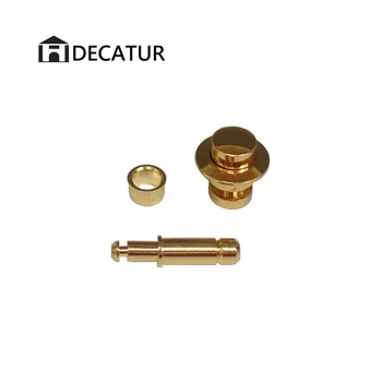 Solid Brass Spring Loaded Button Catch For Small Box - Buy Brass Spring ...