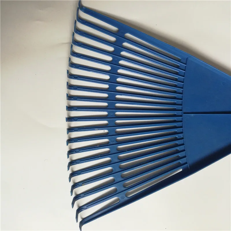 Blue Plastic Garden Leaf Rake Head R133 20teeth - Buy Plastic Leaf Rake ...