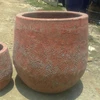 [ecova-pots] VOLCANO BUBBLE GLAZED WITH TULIP SHAPE