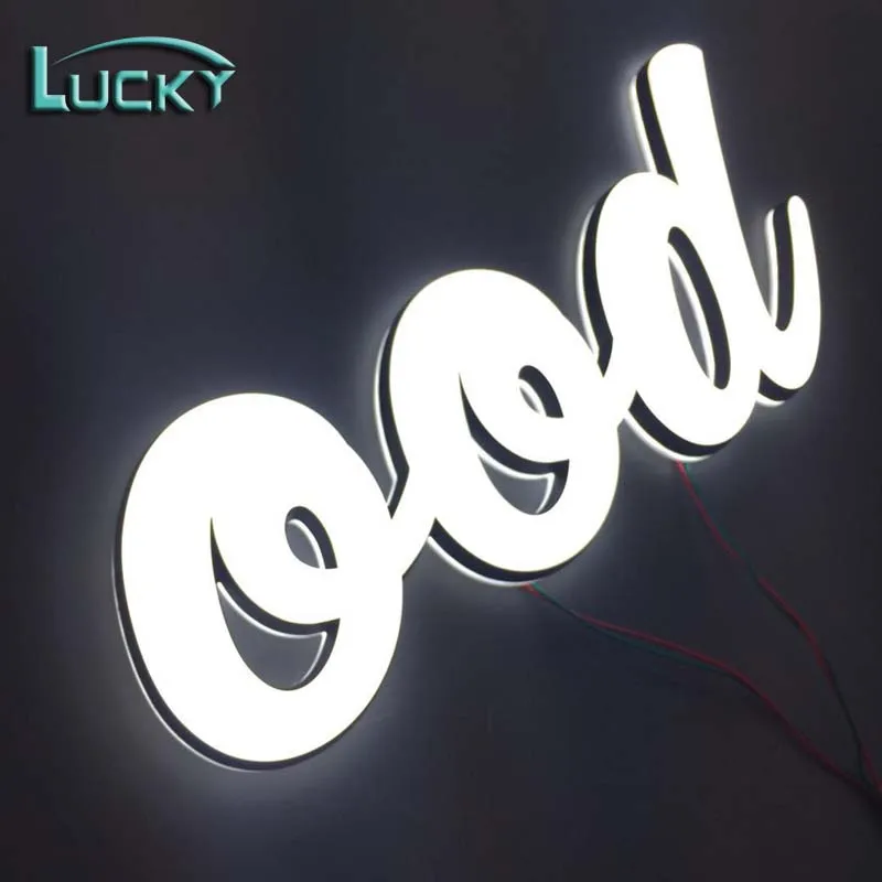 Acrylic Halo Lit Back Led Face Illuminated Letters Sign - Buy Acrylic ...