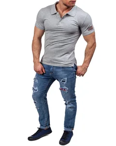 Custom high quality men plain stretch print 100% cotton polo t-shirt Custom high quality men plain stretch print 100% cotton polo t-shirt