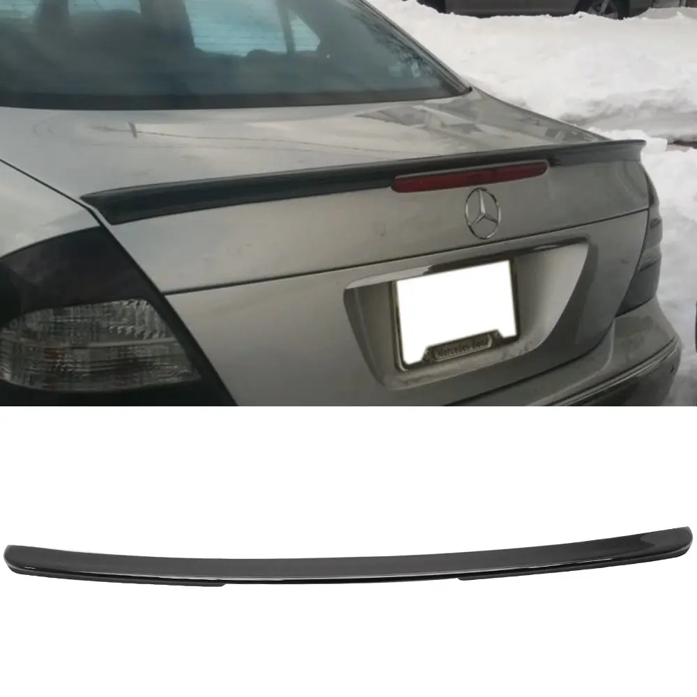 03-09 Benz E-Class W211 AMG Trunk Spoiler OEM Painted Flint Gray Metallic #368