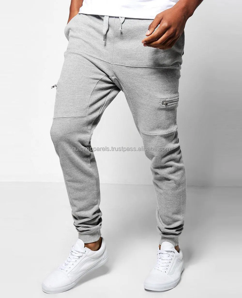 zipper bottom track pants