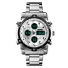 1389 day date analog digital wrist watch men skmei best dual time zone