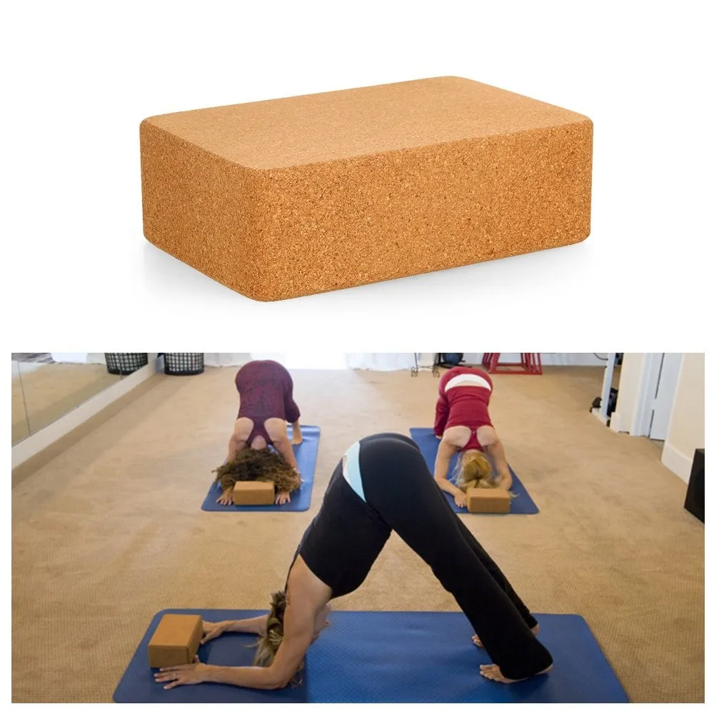 Best Cork Yoga Blocks Organic Yoga Cork,Eco Friendly Ultimate Natural