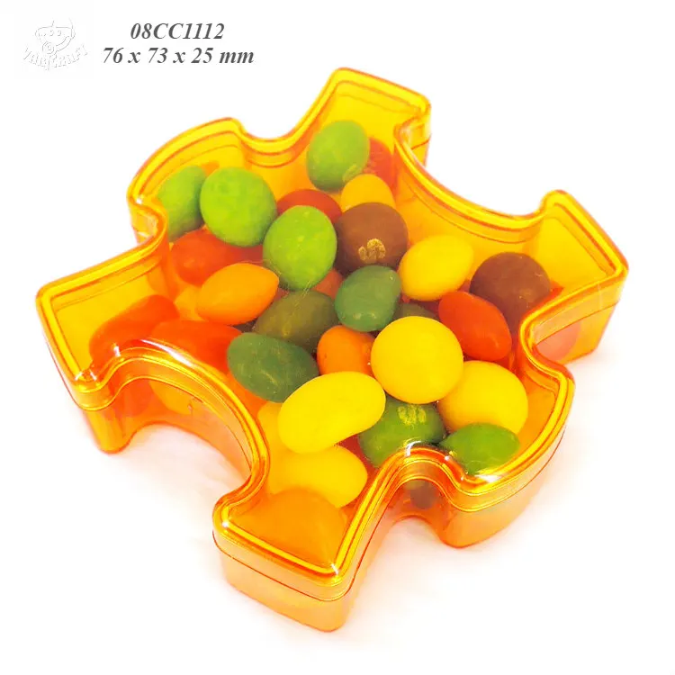 Plastic Jigsaw Puzzle Shape Candy Box Wholesale Buy Plastic Jigsaw