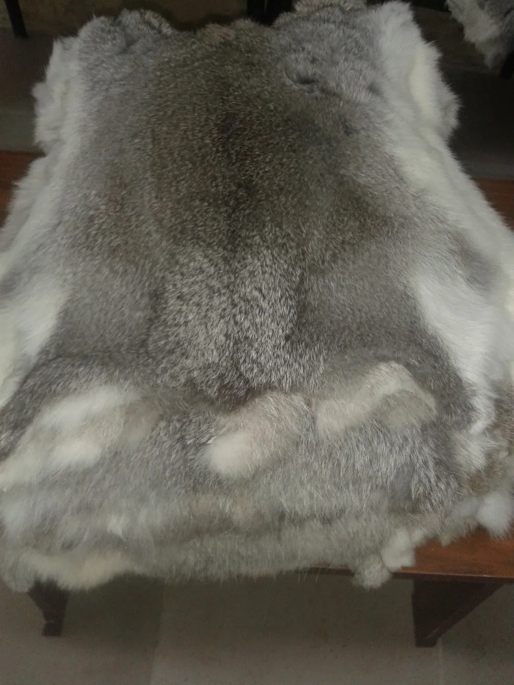 Rabbit Skin Natural Colors Rabbit Pelt Soft Skin For Garments