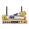 Sertong Hot Sale Metal Handheld Professional Wireless Microphone Color Screen UHF Mic, Can connect TV(T-59)