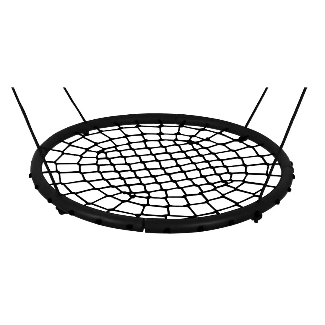 24"or 40" Disc Giant Nest Web Net Tree Swing Monkey Rope Hanging Swing Seat Sets Heavy Duty For Garden Backyard Outdoor For Kids Children Adult By Hi Suyi