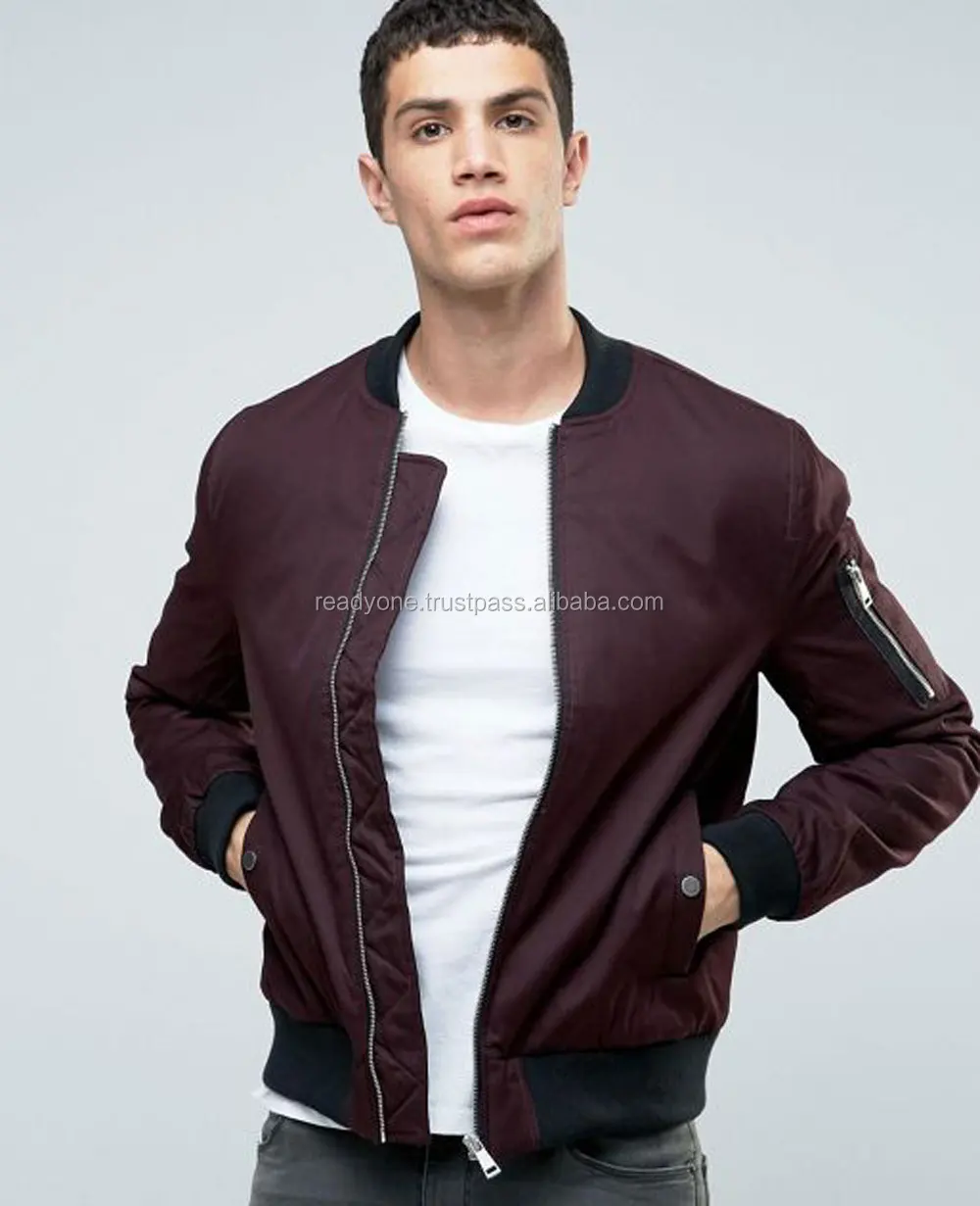 Бомбер Jacket Burgundy