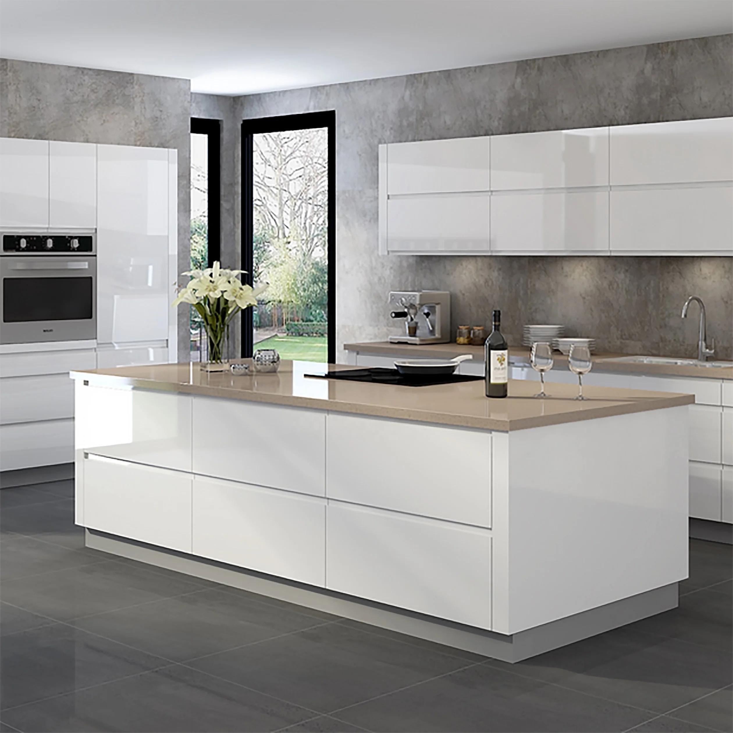 Modern Style Modular Luxury White Lacquer Kitchens Designs - Buy Kitchen  Design Modern Style,Modern Kitchen Designs,Modular Modern Kitchen Product  on Alibaba.com