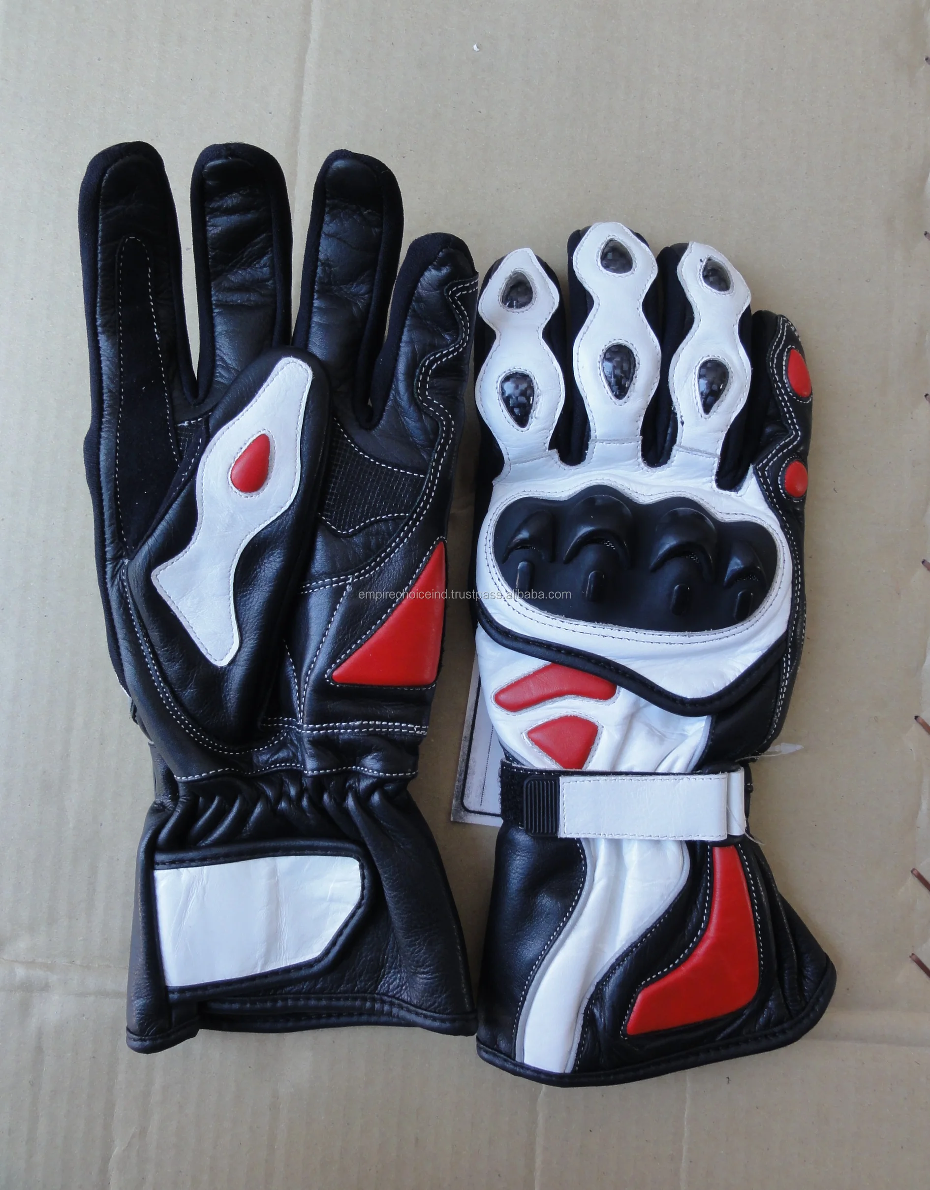Best Quality Motorcycle Gloves Full Finger Racing Gloves. Mens