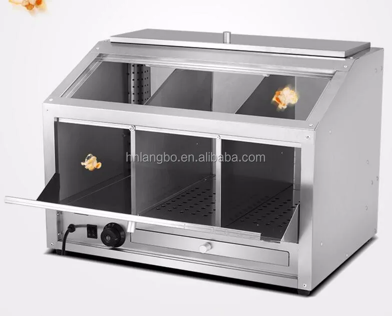 Commercial Popcorn Display / Popcorn Warmer / Popcorn Warming Showcase