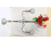 New Wholesale 3 Arm Tall Decorative Wedding Table Crystal Ball Candle Holder Candelabra