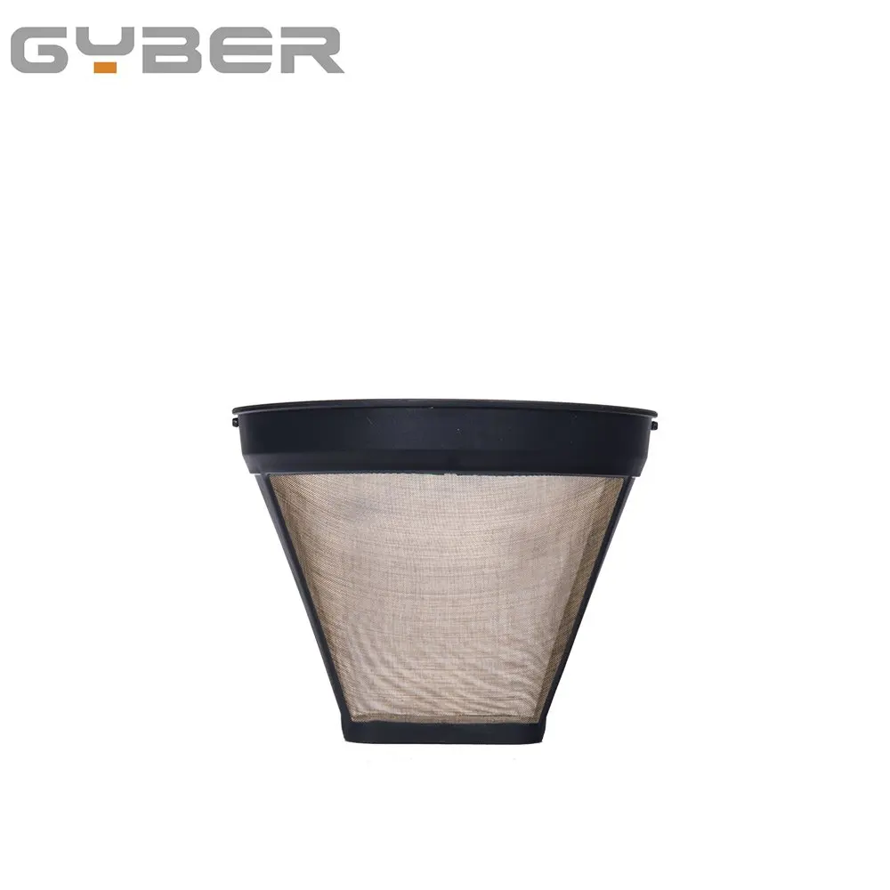Coffee Makers Australia Find Deals On Get Quotations Gyber 4 Washable Reusable Permanent Cone Gold Tone Coffee Filter For Krups Makers