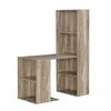 Modern Study Table With Bookshelf