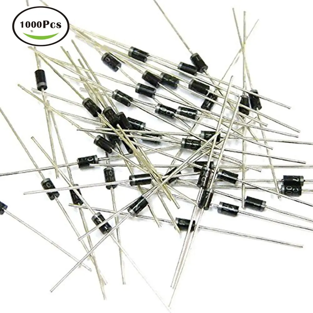 1000PCS UF4007 DIODE Fast Recovery Diodes 1000V 1A DO-41 MIC NEW GOOD QUALITY