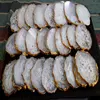 Gold Rim Natural agate Coaster