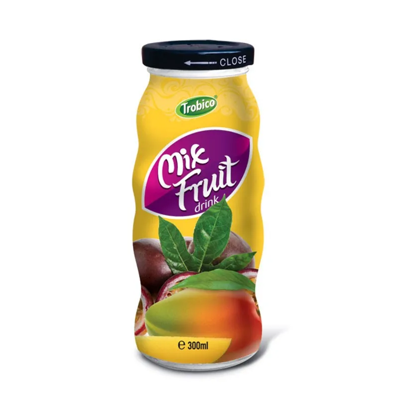 trobico mix fruit juice-300ml glass bottle mixed fruit juice
