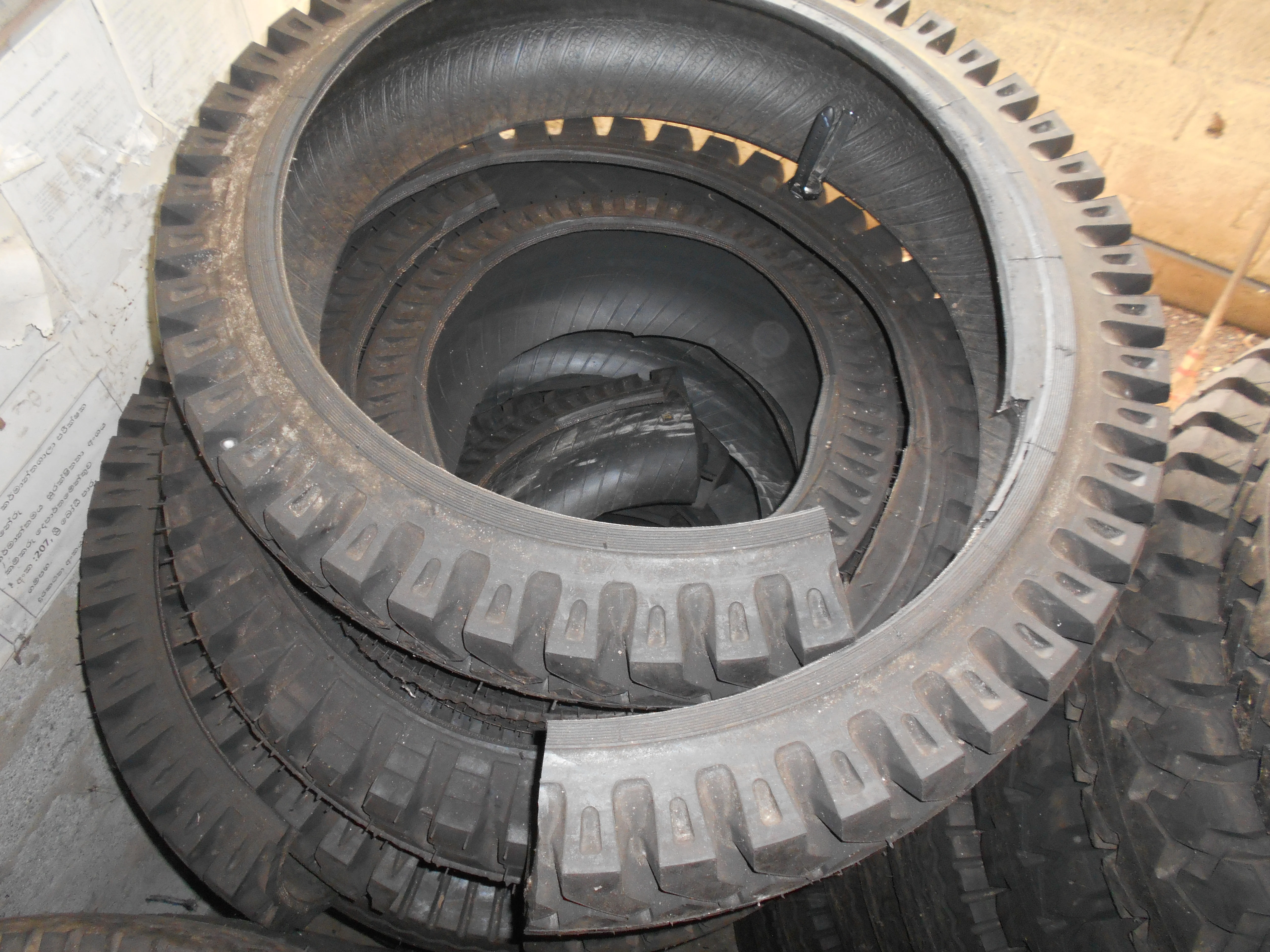 
Environmentally friendly tube used Tyre Scrap for the environment 