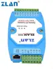 ZLAN6042 Ethernet IO Controller Modbus TCP /RTU 4 channels A/D Acquisition i/o module DI DO AI