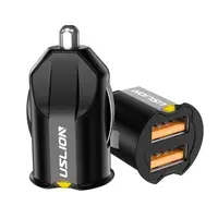 

Free Shipping USLION 2.1A Universal USB Charger Dual Ports Car Charger for Samsung Mobile Phone USB Charger