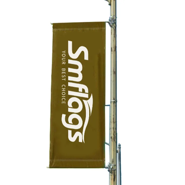 Custom Double Sided Printing Outdoor Telegraph Pole Hanging Vinyl