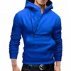 High Quality Customized Latest Design Half Zipper Pullover Hoodies For Men's MTX-71045