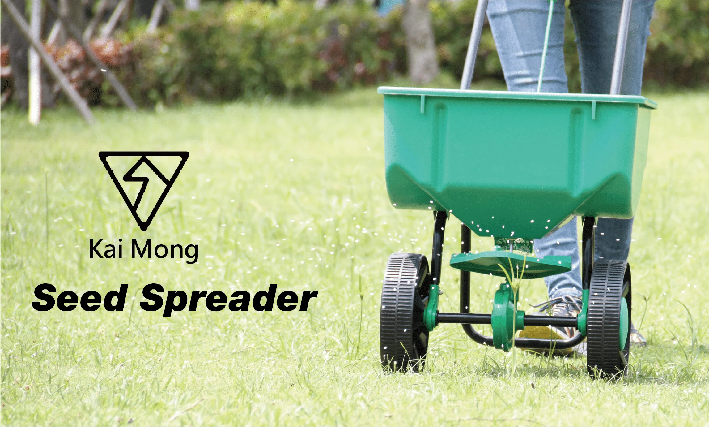 Manual Garden Fertilizer Spreader Corn Planter Lawn Fertilizer Spreader
