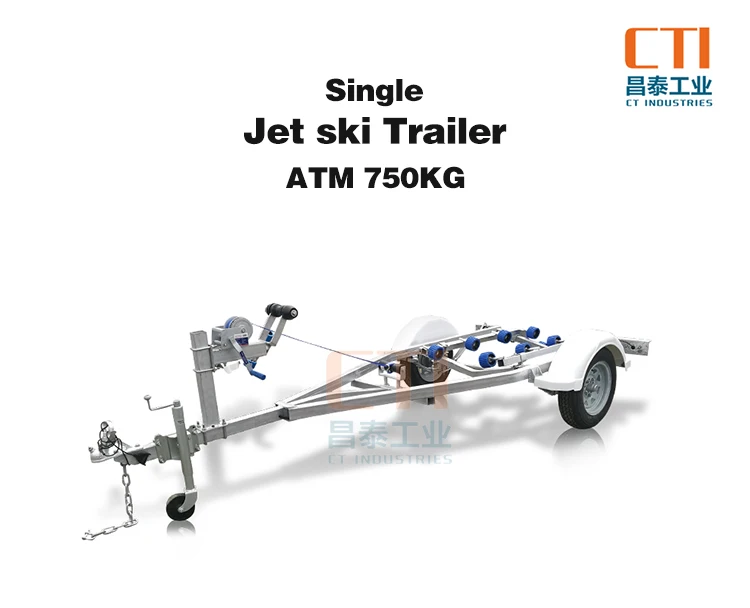 
ATM 750KG Galvanized Single Jet Ski Trailer 