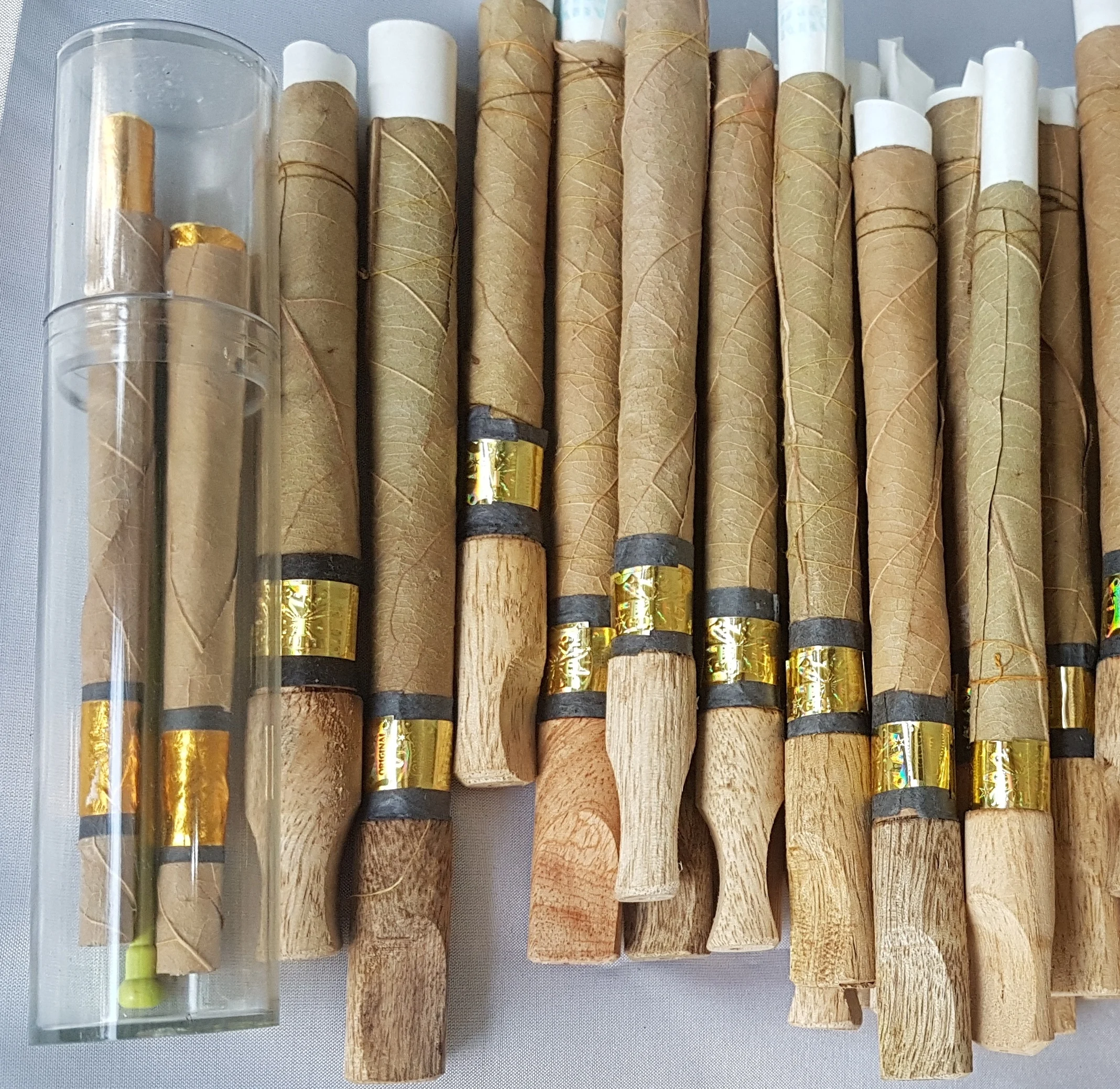 
Round End Wooden 11x38 mm Cigar Tips for Pre Roll Smoking leaf Pre Rolls and blunts, wooden tips blunts looking for distributors  (62002635827)