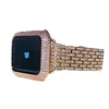 Bling Jewelry 38/40 42/44mm Rose Gold Iced out Watch Case Watch Bezel for Apple Series 1 2 3 4