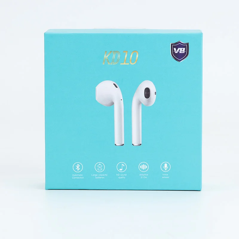 

2019 KD10 tws headphones wireless earbuds i10 i30 i60 i90 P16 tws KD10 tws with popup