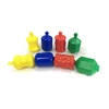 32PCS 4 Colors Shapes Connecting Building Blocks shape linking blocks