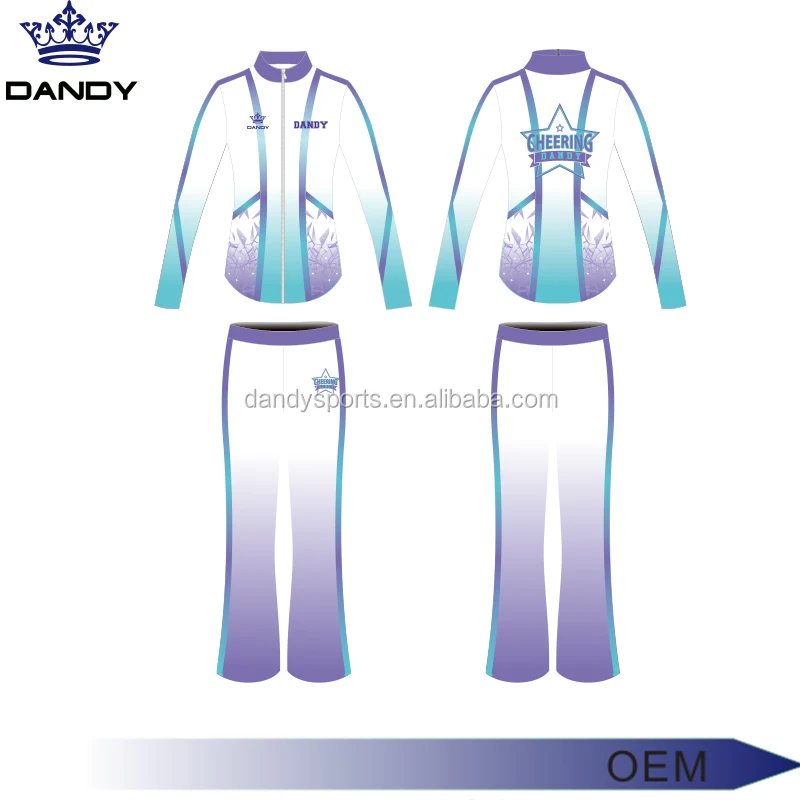 Professional Warm Up Suit Sublimation Custom Women's Tracksuit Dance