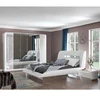 Beyond Dark Blue Gold / White Silver Modern Bedroom Furniture Set
