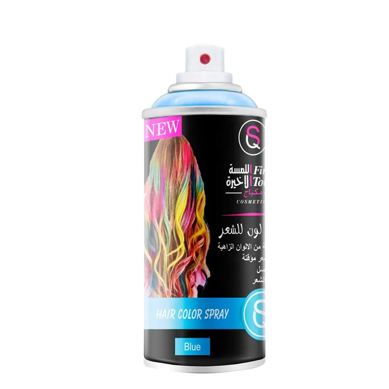 

Wholesale Temporary Instant Color Washable Party Supply Glitter Hair Spray, Blue,pink,glitter gold,glitter silver,green,coffee,gold,silver