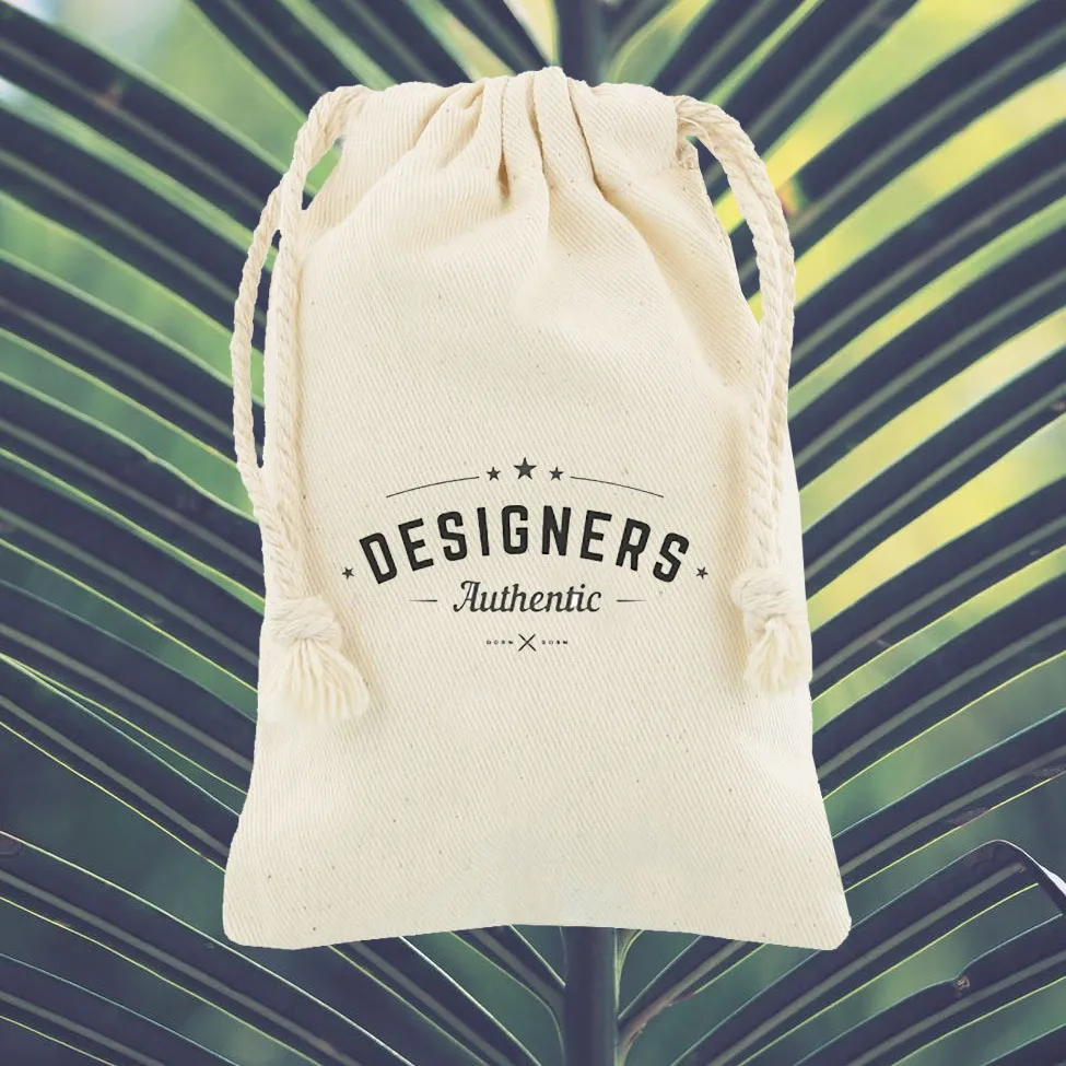 cotton drawstring bags with logo
