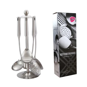 Hollow handle cooking tools stainless steel kitchen utensils set of 6