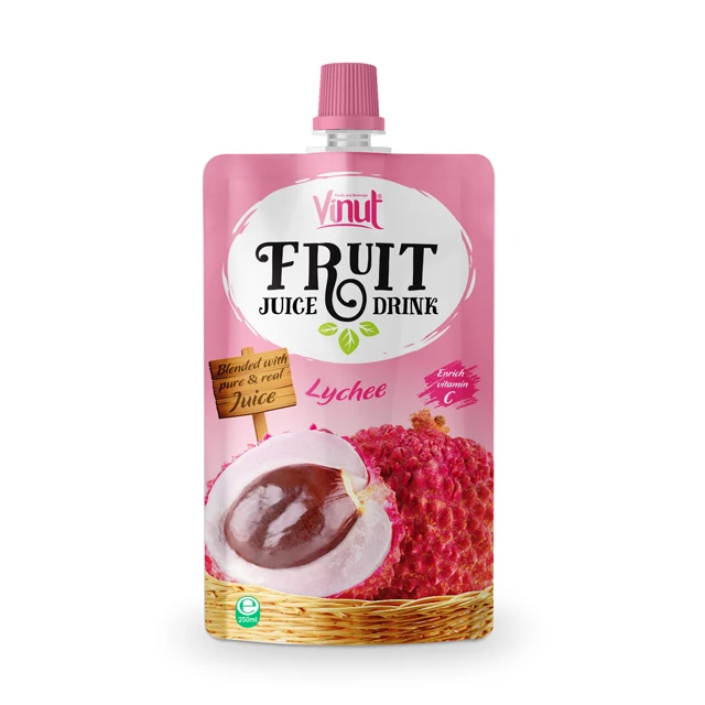 
250ml Mix Fruit Juice Pouch (bag) fruit juice bag 