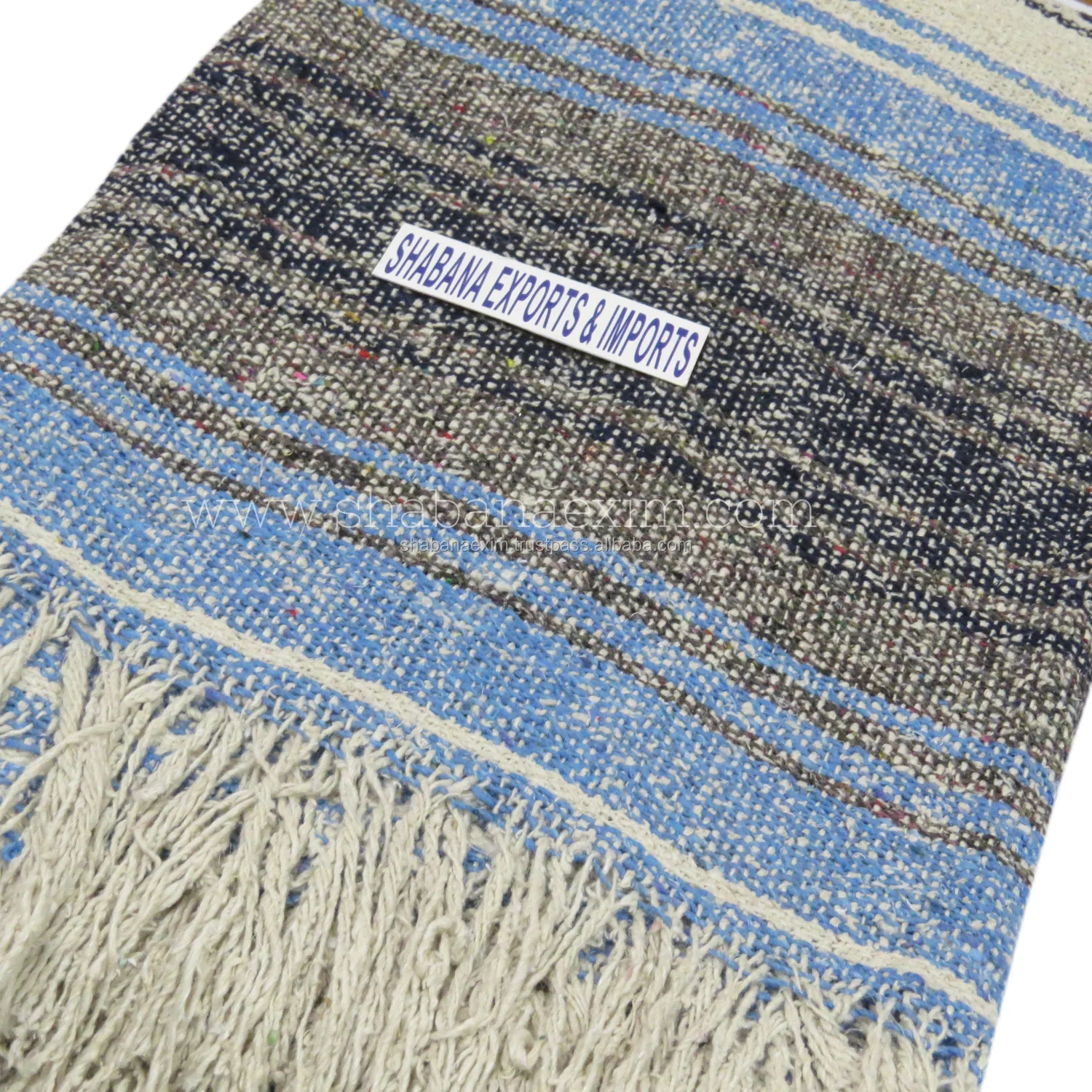 100 Cotton Throw For Bed Room Outdoor Handwoven Mexican Blanket Throws